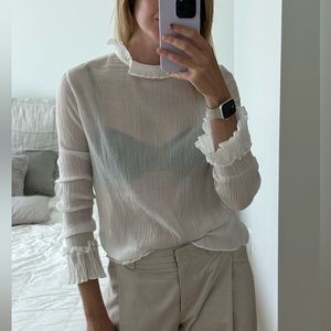 3.3 Field Trip White Cotton Blouse